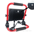 Outdoor portable folding electrodeless dimming work light